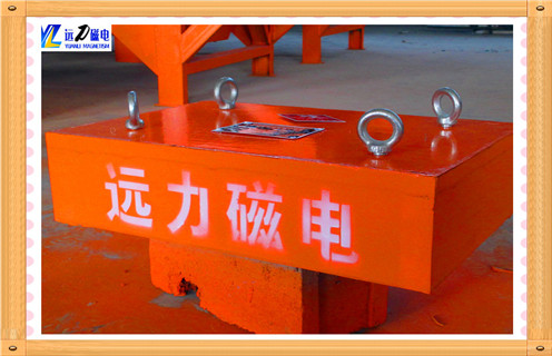 自卸式永磁除鐵器，江蘇自卸永磁除鐵器_內(nèi)部磁塊安裝方法_江蘇自卸永磁除鐵器供應(yīng)型號價格